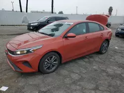 Salvage cars for sale from Copart Van Nuys, CA: 2022 KIA Forte FE