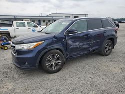 Toyota Highlander xle salvage cars for sale: 2016 Toyota Highlander XLE