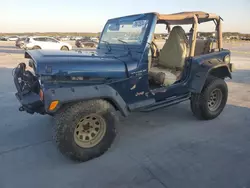 Salvage cars for sale at Grand Prairie, TX auction: 2000 Jeep Wrangler / TJ Sport