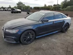 Salvage cars for sale from Copart San Martin, CA: 2017 Audi A6 Prestige