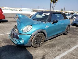 Salvage cars for sale at Van Nuys, CA auction: 2018 Mini Cooper S