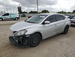 Nissan Sentra Vehiculos salvage en venta: 2017 Nissan Sentra S