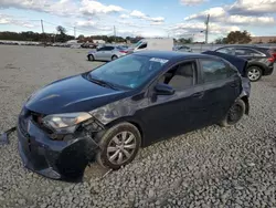 Toyota Corolla Vehiculos salvage en venta: 2015 Toyota Corolla L