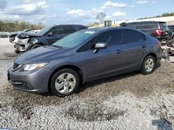 Honda salvage cars for sale: 2015 Honda Civic LX