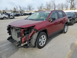 Salvage cars for sale at Bridgeton, MO auction: 2020 Toyota Rav4 LE