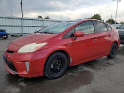 Salvage cars for sale at Littleton, CO auction: 2013 Toyota Prius