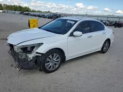 Salvage cars for sale at Harleyville, SC auction: 2012 Honda Accord EXL