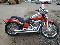 Salvage motorcycles for sale at Hillsborough, NJ auction: 2007 Harley-Davidson Fxstdse