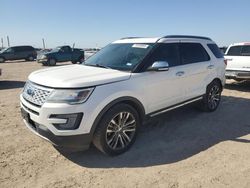 2017 Ford Explorer Platinum en venta en Amarillo, TX