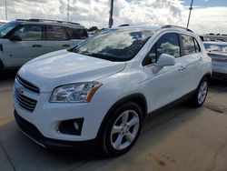 Salvage cars for sale at Riverview, FL auction: 2016 Chevrolet Trax LTZ