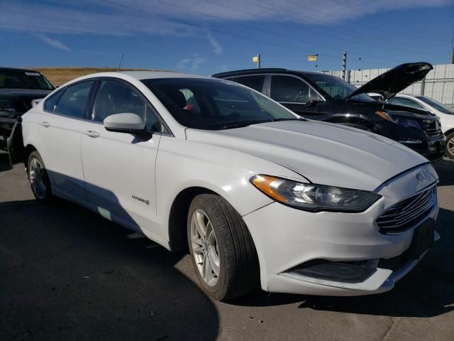 2018 Ford Fusion SE Hybrid