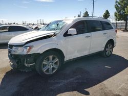 Vehiculos salvage en venta de Copart Rancho Cucamonga, CA: 2013 Dodge Journey Crew