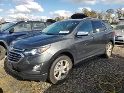 Salvage cars for sale at Spartanburg, SC auction: 2018 Chevrolet Equinox Premier