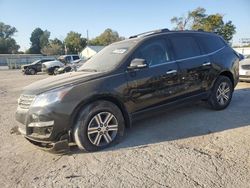 Salvage cars for sale at Wichita, KS auction: 2017 Chevrolet Traverse LT