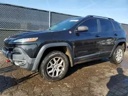 Jeep salvage cars for sale: 2015 Jeep Cherokee Trailhawk