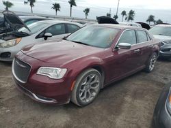 Flood-damaged cars for sale at auction: 2016 Chrysler 300C Platinum