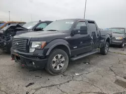 Salvage trucks for sale at Woodhaven, MI auction: 2012 Ford F150 Supercrew