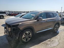 Salvage cars for sale at Sikeston, MO auction: 2020 Hyundai Santa FE SEL