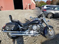 Salvage motorcycles for sale at Mendon, MA auction: 2007 Yamaha XVS650