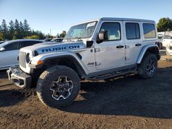 Jeep Vehiculos salvage en venta: 2022 Jeep Wrangler Unlimited Rubicon 4XE