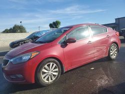 Salvage cars for sale at Colton, CA auction: 2014 KIA Forte EX