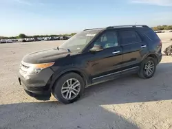 Salvage cars for sale at San Antonio, TX auction: 2012 Ford Explorer XLT