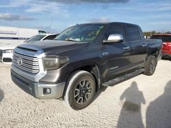 Toyota salvage cars for sale: 2017 Toyota Tundra Crewmax Limited