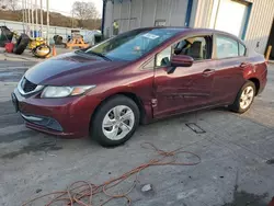 Salvage cars for sale at Lebanon, TN auction: 2014 Honda Civic LX