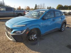 Salvage cars for sale from Copart Bowmanville, ON: 2022 Hyundai Kona SEL