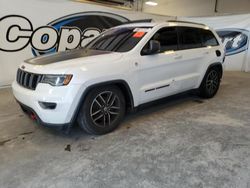 Jeep salvage cars for sale: 2017 Jeep Grand Cherokee Trailhawk