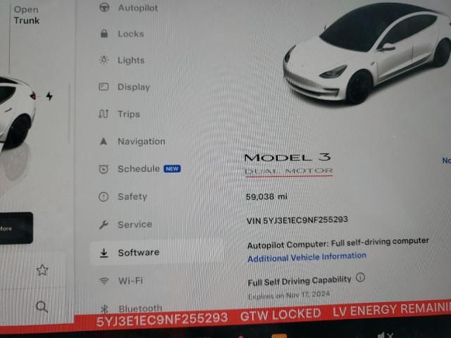 2022 Tesla Model 3