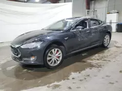 Salvage cars for sale at North Billerica, MA auction: 2014 Tesla Model S