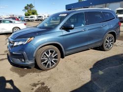 Salvage cars for sale at Woodhaven, MI auction: 2019 Honda Pilot Elite