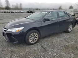 Salvage cars for sale at Arlington, WA auction: 2017 Toyota Camry LE