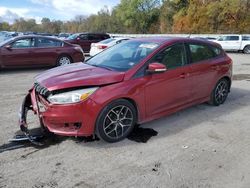 Salvage cars for sale at Ellwood City, PA auction: 2015 Ford Focus SE