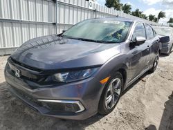 Salvage cars for sale at Riverview, FL auction: 2020 Honda Civic LX