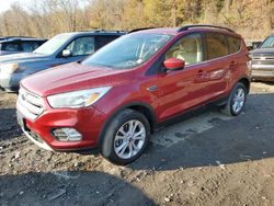 Salvage cars for sale at Marlboro, NY auction: 2018 Ford Escape SE