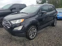 Salvage cars for sale at Riverview, FL auction: 2019 Ford Ecosport Titanium