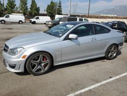 Salvage cars for sale at Rancho Cucamonga, CA auction: 2012 Mercedes-Benz C 63 AMG