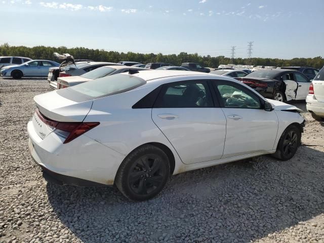 2021 Hyundai Elantra Blue