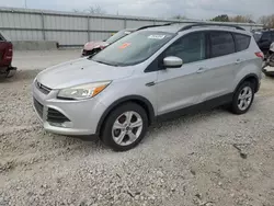 Salvage cars for sale at Kansas City, KS auction: 2013 Ford Escape SE