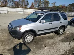 Salvage cars for sale at Spartanburg, SC auction: 2004 Honda CR-V EX