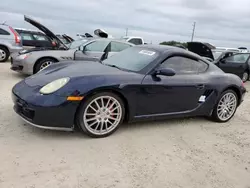 Porsche salvage cars for sale: 2006 Porsche Cayman S