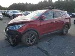 Salvage cars for sale at Exeter, RI auction: 2017 Hyundai Santa FE Sport