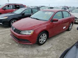 Salvage cars for sale from Copart Arcadia, FL: 2017 Volkswagen Jetta S