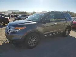 Salvage cars for sale at Las Vegas, NV auction: 2015 Ford Explorer XLT