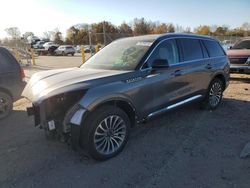 Salvage cars for sale at Chalfont, PA auction: 2024 Lincoln Aviator