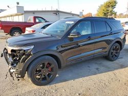 Salvage cars for sale from Copart Lexington, KY: 2022 Ford Explorer ST