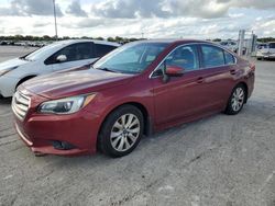 Carros salvage para piezas a la venta en subasta: 2016 Subaru Legacy 2.5I Premium