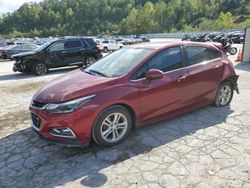 Salvage cars for sale at Hurricane, WV auction: 2017 Chevrolet Cruze LT